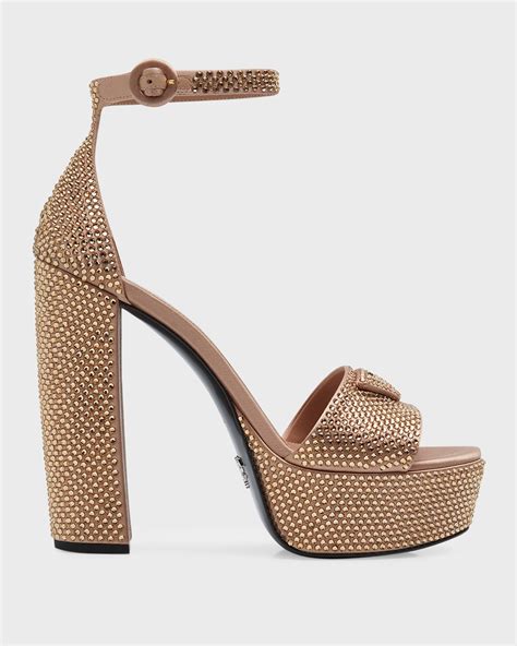 prada white platform sandals|prada ankle strap platform sandals.